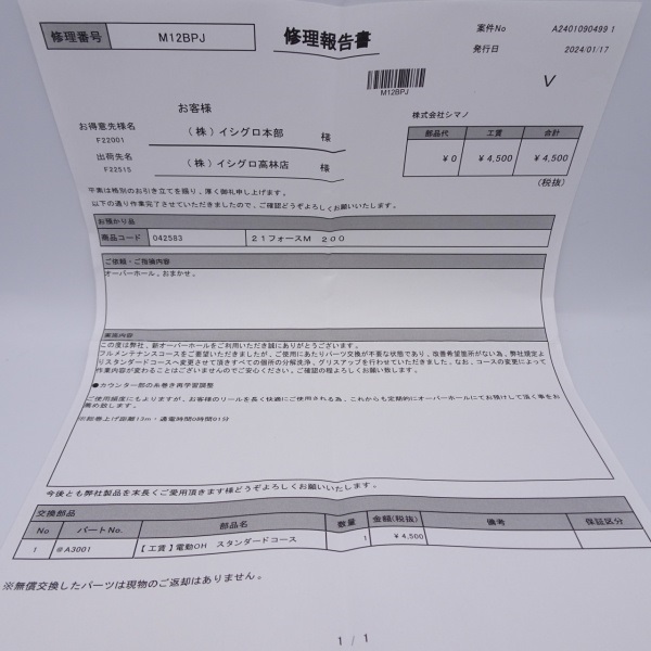 21フォースマスター 200